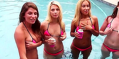 Beach Volleyball With Chanel Collins, Emma Ryder And Dillion Carter