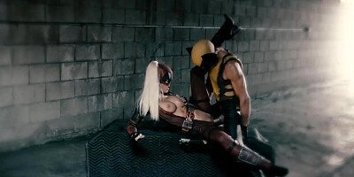 Voluptuous Doll Deadpool Deep Throating Wolverine Gigantic Schlong