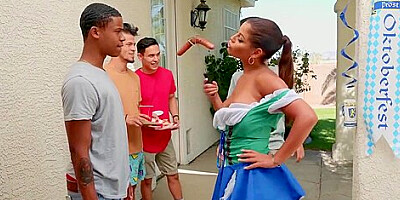 Fucked After Oktoberfest - Bridgette B And Ricky Spanish