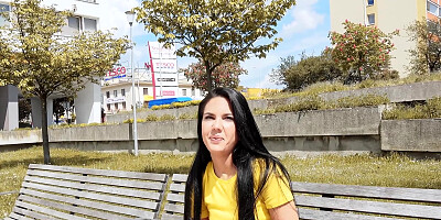 Beautiful Apolonia surrenders to naughty desires