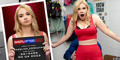 OMG! Shoplifter MILF gets in serious troubles! This is a MUST SEE!