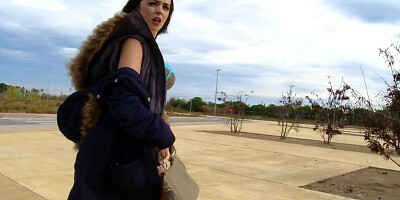 Claudia luvs to shag outdoor