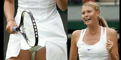 Maria Sharapova - upskirt, tits, pouch and camel toe