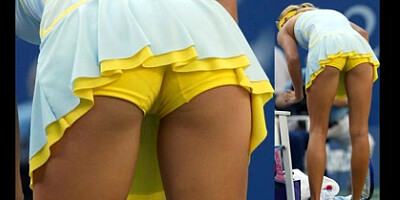 Maria Sharapova - upskirt, tits, pouch and camel toe