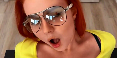 Ginger babe cheats on boyfriend on camera