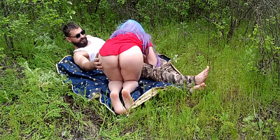 First-Ever boning with stranger in public woods