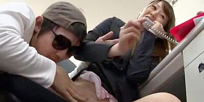 Crazy Japanese girl Aya Eikura, Risa Sanada in Best Public, Office JAV movie