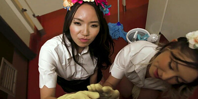 Asia and Mads tag teamed their boss