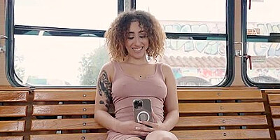 : The Fucking Public Bus Threesome With And With Ameena Green And Kira Perez