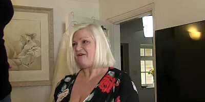 OLDNANNY Solo Grandma Amanda Fingering Her Wet Pussy