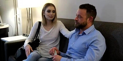 Anastasia Knight is delicately throating a rock firm beef whistle and getting it from the back