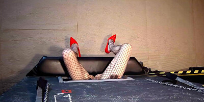 Horny Girl Enjoys Pussy Spanking and Torturing