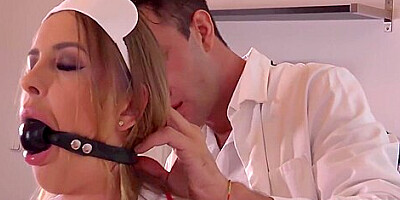 Hot Nurse Gagged, Handcuffed &amp, Ass Fucked At The Xxx Clinic 19 Min - Candy Alexa