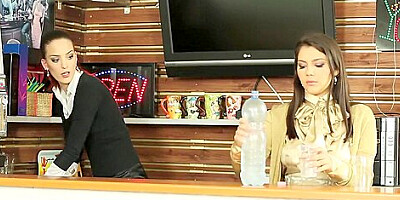 Fabulous pornstars Hanna Sweet, Angie Koks and Aurelly Rebel in exotic blowjob, anal xxx video