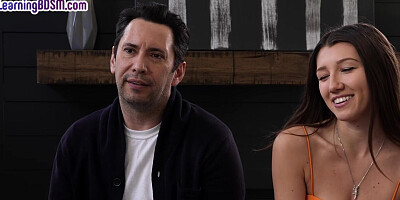 Submissive 21yo slut whipped and fucked by master in gloves