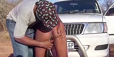 African Safari Jeep Backseat Sex