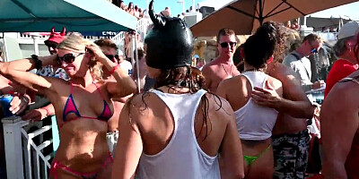 Pool Soiree Twerk Breezies Bare and Horny nineteen