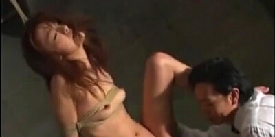 Japanese Shibari Strapped With Straps