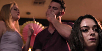 Sophia Burns threesome with married couple