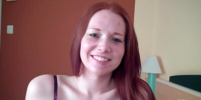 POINT OF VIEW activity with a pallid Brit ginger-haired