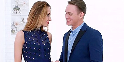 Breathtaking Teen 18+ In Stockings Hazel Dew Melts Her Boyfriends Cock