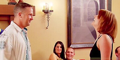 Swinger husband gets turned on by having men banging his wife