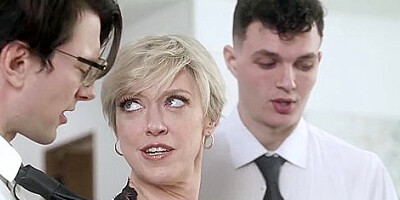 Dee Williams In Religious Guys Try To Convert Huge Tits Granny