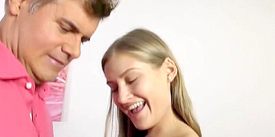 Petite 19-year-old Tiffany Tatum First Threesome
