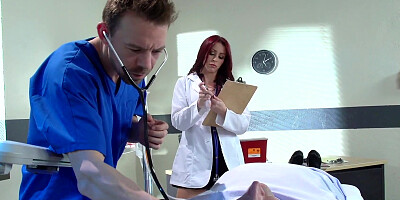 Dr. Monique Alexander gets anal fucked & takes jizz inside her gaping asshole