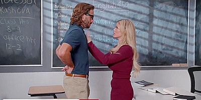 Helps Take Care Of Her Students 18+ Boner By Taking His Cock - Casca Akashova