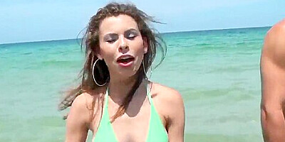 Sweet darling Mary looks amazing in a bikini