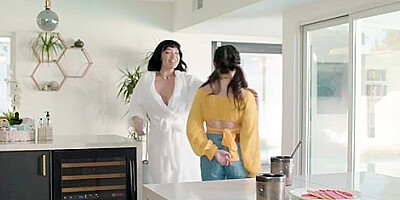 Chloe Surreal, Danielle Renae And Little Puck - And Her Wife Threesome With