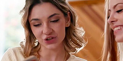 Demi Hawks And Explicit Kait - Showing Her Friend How Lesbian Sex Is Done