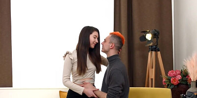 Petite chick Jolie Butt is being licked and fucked to the balls