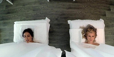 Full body massage and sex for Jynx Maze and Arya Fae by masseur