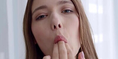 WOWGIRLS Beautiful girl Mila Azul taking off her tight dress and masturbating