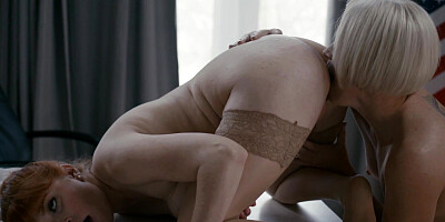 Helena Locke and Penny Pax bring each other to a powerful orgasm