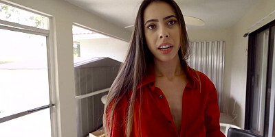 Victoria Vargas lets her neighbor fuck & fed her cum to apologize