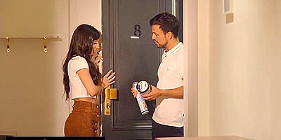 The Neighbor Does A Sexy Surprise To With Bella Tina