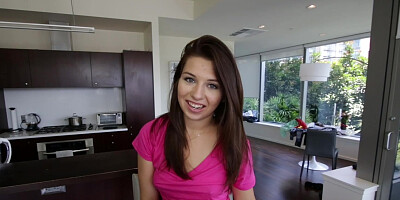 Ariana Grand takes cock in her tight pussy after giving head