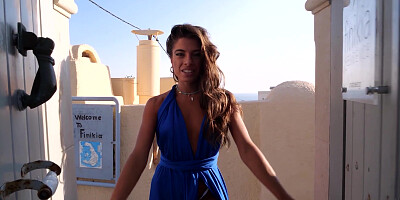 Passionate Italian babe made herself wet