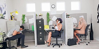 Employee Gagging On Bbc - Demi Sutra