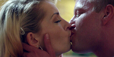 Adele Sunshine blows & rides her man's cock for an anal orgasm & a mouthful