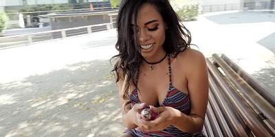 Slutty bigbooty Latina drilled by BWC in missionary