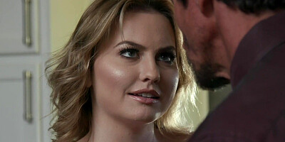 Britney Light moans with delight as stepdad drills her tight snatch