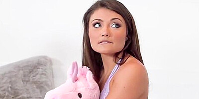 Hot teen 18+ Adria Rae loves sucking Jessy Jones huge cock