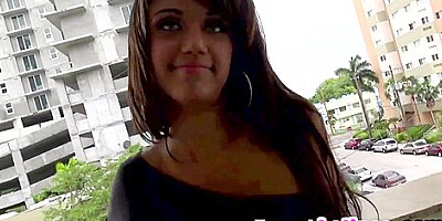 Perfect Latin Beauty Doing An Amazing Reverse Cowgirl R