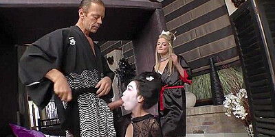 Two Slut Geishas Get Toyed And Anal Reamed By Roccos Bigcock