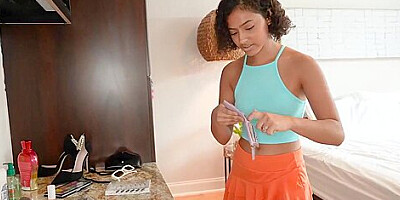 Dani D And Dani Diaz In Caught My Stepsister Playing With Herself