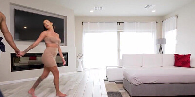 MOM4K Phat BIG BLACK COCK Handyman Over Rivulets Huge-Titted Mummy With A Few Creampies